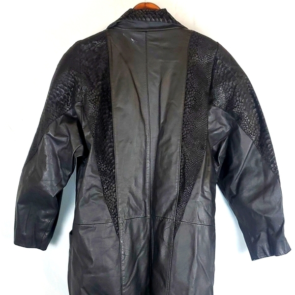 Vintage Pelle Insulated Leather Trenchcoat - Picture 6 of 9